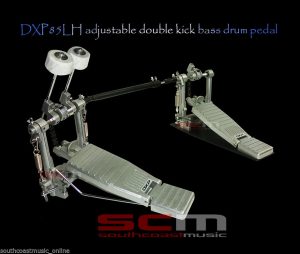 dxp left handed footed double kick drum kit pedal dxp85lh