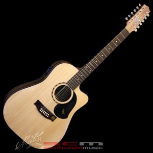 Maton EM425C12 12-string acoustic/electric Guitar with Cutaway and Maton Case