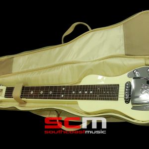 ELECTRIC LAP STEEL GUITAR SX LG11VWT SOLID MAHOGANY VINTAGE WHITE FINISH with PRO GIG BAG