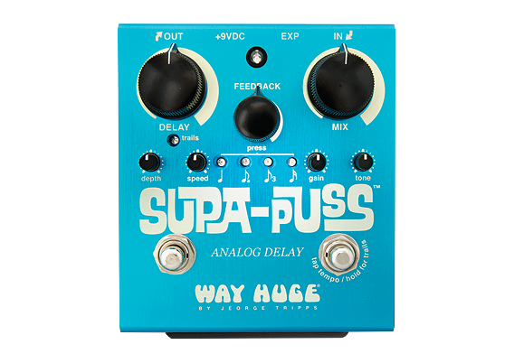 Way Huge Supa Puss Analog Delay Electric Guitar FX Pedal