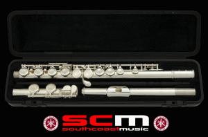 YFL211ID Silver Plated Flute with Split-E Mechanism and Offset G