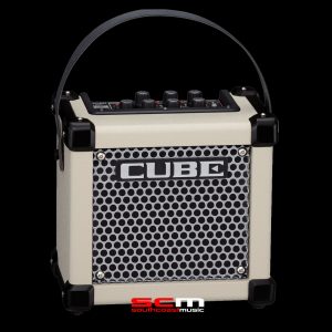WHITE ROLAND CUBE MICRO GX PORTABLE BUSKER GUITAR AMPLIFIER WITH FREE APPS!