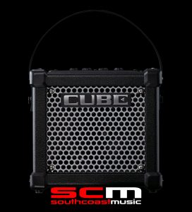 BLACK ROLAND CUBE MICRO GX PORTABLE BUSKER GUITAR AMPLIFIER WITH FREE APPS!