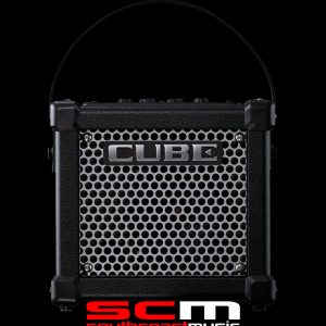 BLACK ROLAND CUBE MICRO GX PORTABLE BUSKER GUITAR AMPLIFIER WITH FREE APPS!
