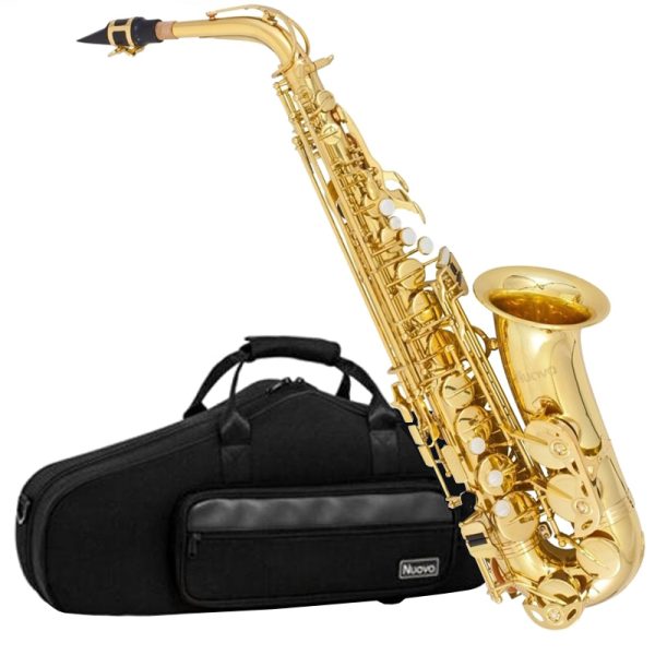NUOVA NAS3GL Alto Saxophone Outfit Gold Lacquer Finish with Case