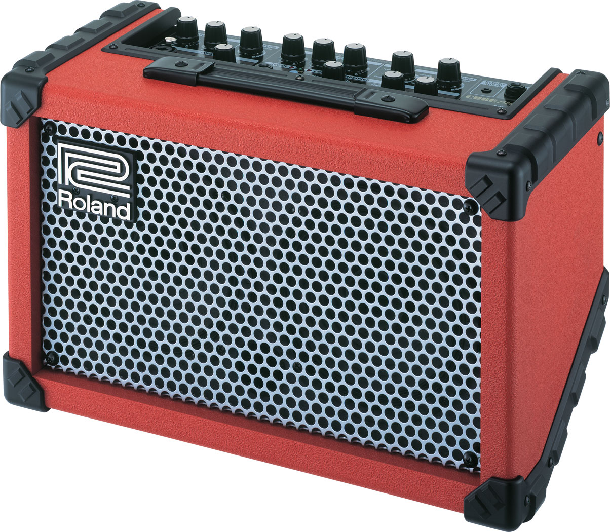 INPUT　BUSKER　CUBE　STREET　RED　–　AMPLIFIER　GUITAR　Music　MIC　AMP　with　WARRANTY　ROLAND　Coast　BATTERY　South