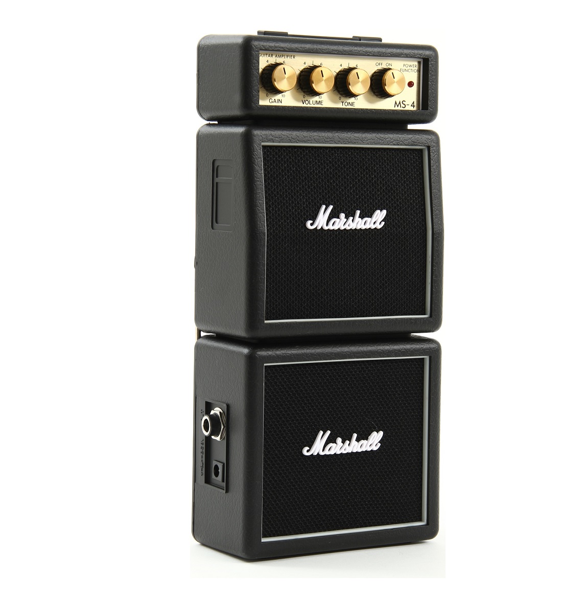 MARSHALL MS4 BLACK MICRO FULL STACK AMP 1 Watt GUITAR AMPLIFIER DOUBLE MARSHALL MS4 BLACK MICRO FULL STACK AMP 1 Watt GUITAR AMPLIFIER DOUBLE