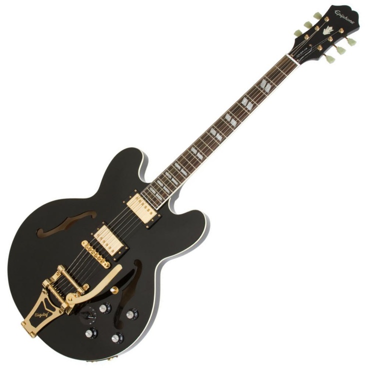 EPIPHONE ES345 EBONY BLACK ELECTRIC GUITAR