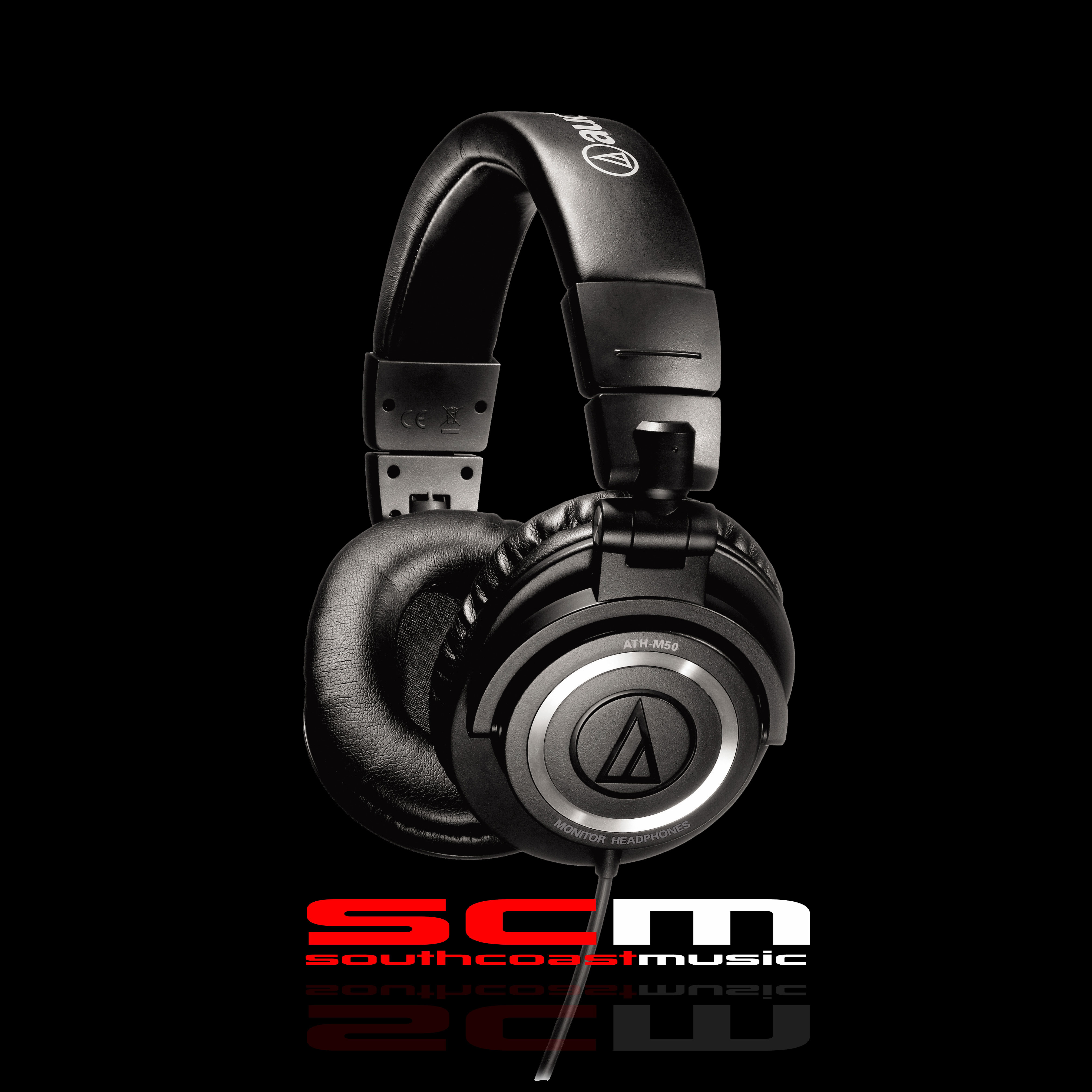 Professional monitor headphones, ATH-M50x, Audio-Technica