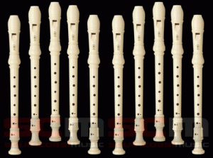 BACK TO SCHOOL 10 PACK YAMAHA YRS24B DESCANT / SOPRANO RECORDERS & CARRY BAGS