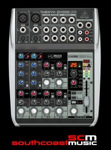 BEHRINGER XENYX QX1002USB MIXER and AUDIO INTERFACE with SOFTWARE