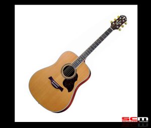 CRAFTER D7/N Acoustic Guitar Solid Cedar Top Hand Crafted