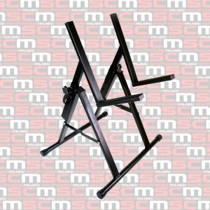 Guitar Amplifier Stand Sturdy, Heavy Duty, Adjustable - Black Finish 20kg capacity