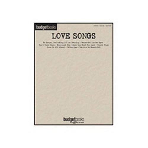 Love Songs Budget Book Series for Piano Vocal Guitar Songbook