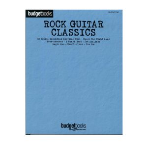 Rock Guitar Classics Hits Tab Songs Budget Book Series Guitar Tablature Songbook