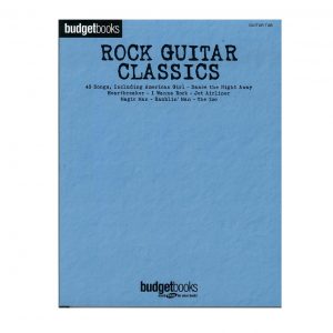 Rock Guitar Classics Hits Tab Songs Budget Book Series Guitar Tablature Songbook