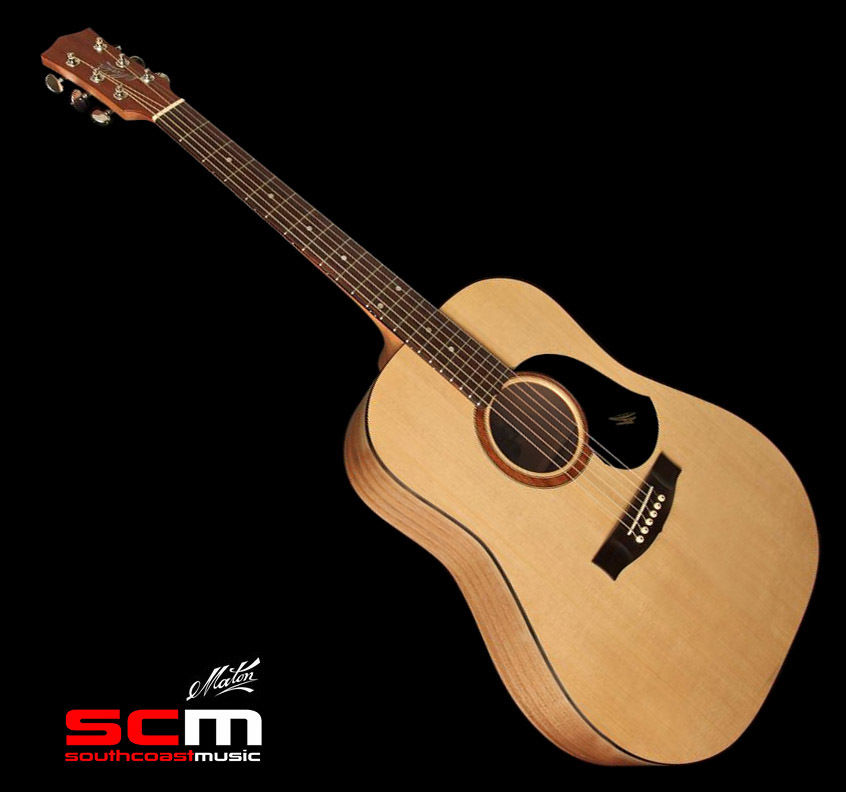 Maton S60 Solid Road Series Solid Top Back Sides Acoustic Guitar in Case South Coast Music