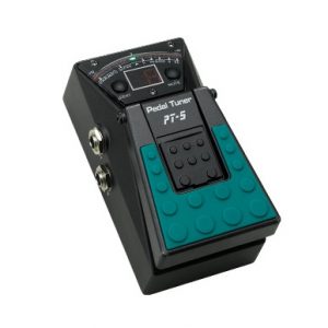 nux cherub pt5 on stage pedal guitar tuner strobe