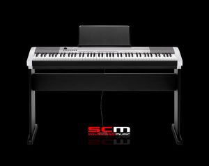 cdp 130 DIGITAL ELECTRONIC PIANO with stand SILVER GREY