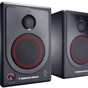 CERWIN VEGA XD4 2-Way ACTIVE STUDIO DESKTOP SPEAKER MONITORS PAIR