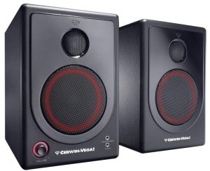 cerwin vega xd5 studio monitor speakers