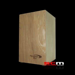 PERCUSSION PLUS ASHWOOD CAJON PPCAJON WOODEN RHYTHM BOX DRUM with PADDED BAG