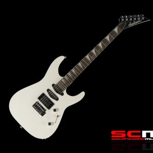 Jackson JS23 Dinky Electric Guitar Snow White Finish with Shark Tooth Inlays