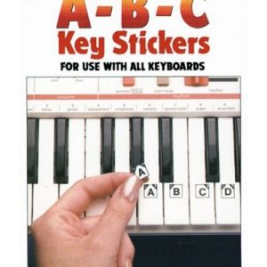 HAL LEONARD ABC PIANO & KEYBOARD STICKERS - TUITIONAL LEARN TO PLAY STICKERS