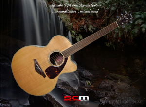 Yamaha FJX730SC Acoustic Electric Guitar Solid Sitka Spruce Top