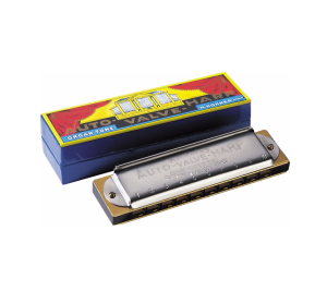 HOHNER AUTO VALVE G HARMONICA HARP 105/40 10 DOUBLE HOLES 40 REEDS
