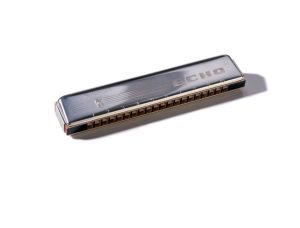 HOHNER ECHO C HARMONICA HARP 2409/40 20 DOUBLE HOLE 40 REED