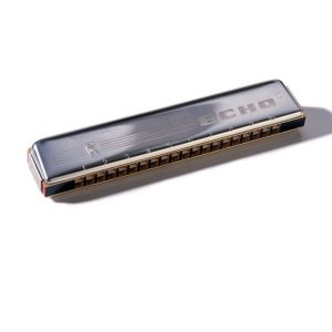 HOHNER ECHO C HARMONICA HARP 2409/40 20 DOUBLE HOLE 40 REED