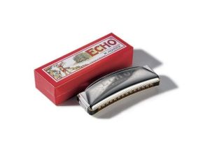 HOHNER ECHO G HARMONICA HARP 14 DOUBLE HOLE 28 REED 1494/28