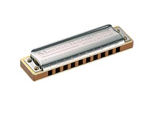 HOHNER MARINE BAND D HARMONICA HARP 10 HOLE DELUXE 2005/20