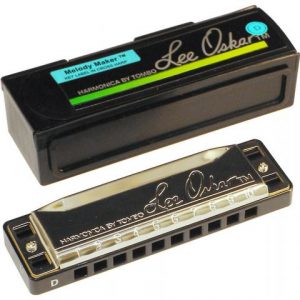 LEE OSKAR MELODY MAKER DIATONIC HARP A HARMONICA 10 HOLE 20 REED 1910