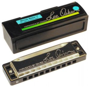 LEE OSKAR MELODY MAKER DIATONIC HARP D HARMONICA 10 HOLE 20 REED 1910