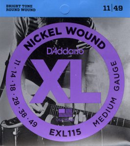 DADDARIO EXL115 ELECTRIC STRINGS 1149