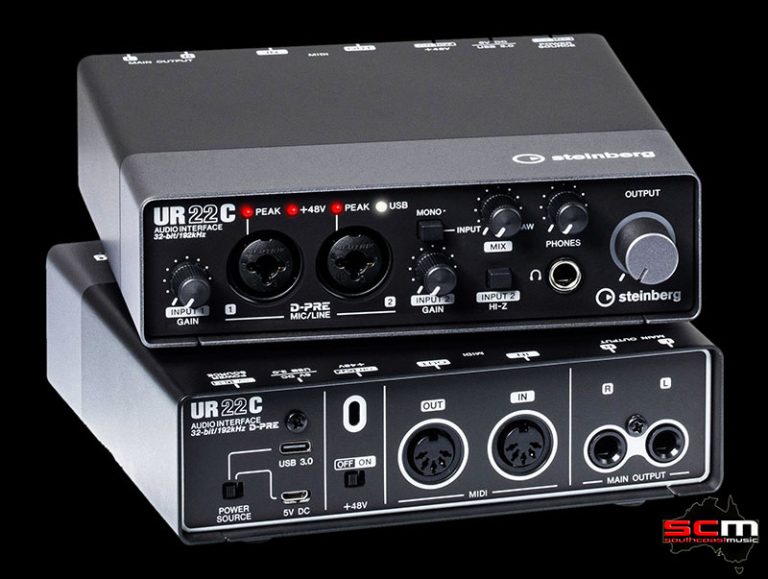 Steinberg UR22C MKII 2x2 USB 3.0 32bit/192kHz Audio Interface with