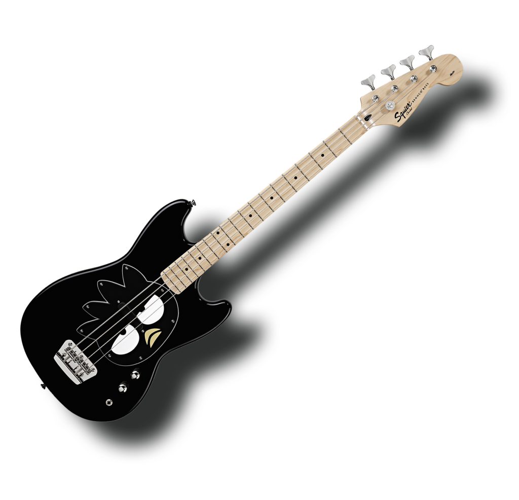 Fender Squier BadtzMaru Bronco Short Scale Bass guitar LIMITED EDITION