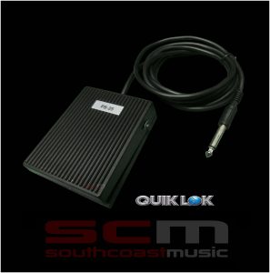 QUICKLOK PS25 DUAL POLARITY UNIVERSAL SUSTAIN - DAMPER - ON/OFF PEDAL