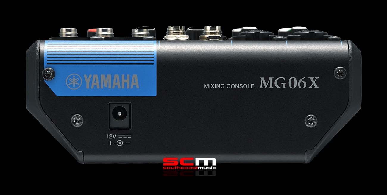 YAMAHA MG06X 6 Input Mixer with SPX Digital FX and Phantom Power