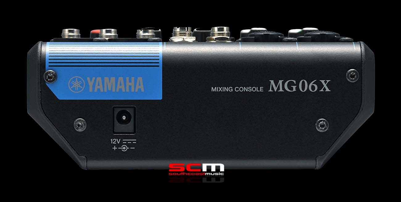 YAMAHA MG06X 6 Input Mixer with SPX Digital FX and Phantom