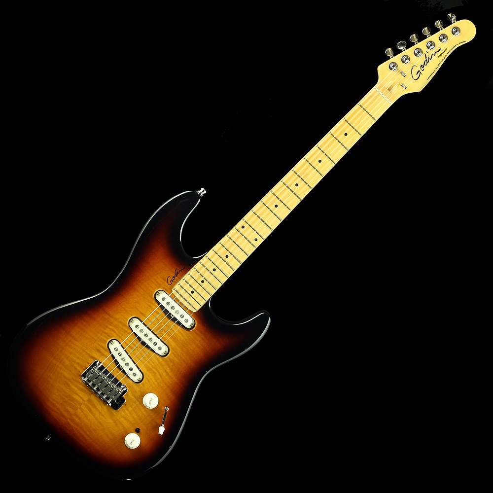 GODIN PROGRESSION ELECTRIC GUITAR VINTAGE BURST FINISH MAPLE FRETBOARD