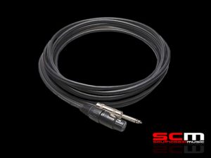 Hosa Elite 3m (6') Premium Microphone Cable XLR F to 6.3mm (1/4") TS phono jack