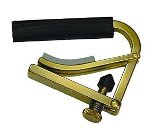 SHUBB C9B UKULELE CAPO IN BRASS FINISH PREMIUM UKE CAPO