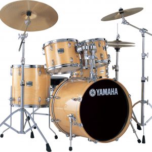 yamaha birch custom fusion drum kit