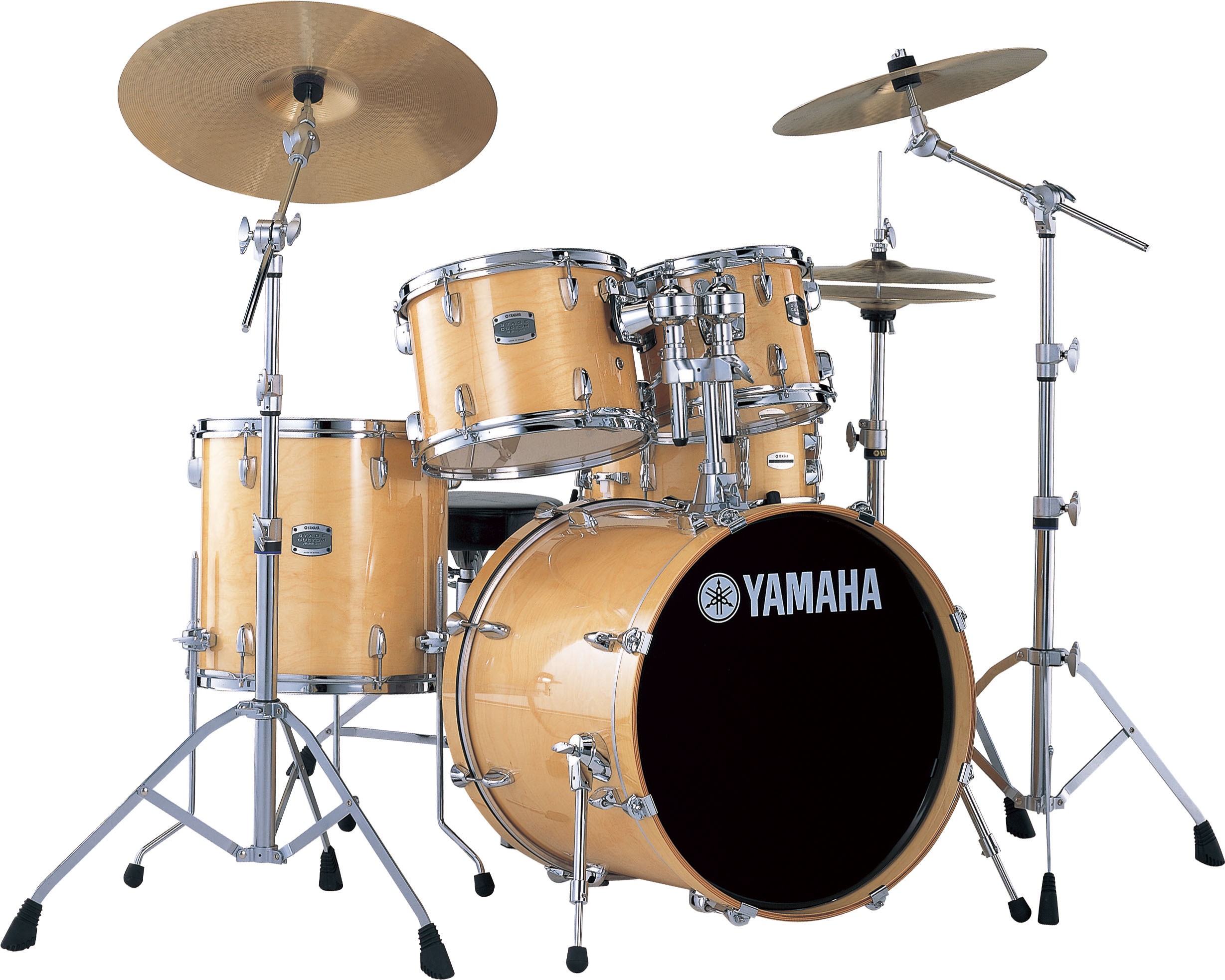 yamaha birch custom fusion drum kit