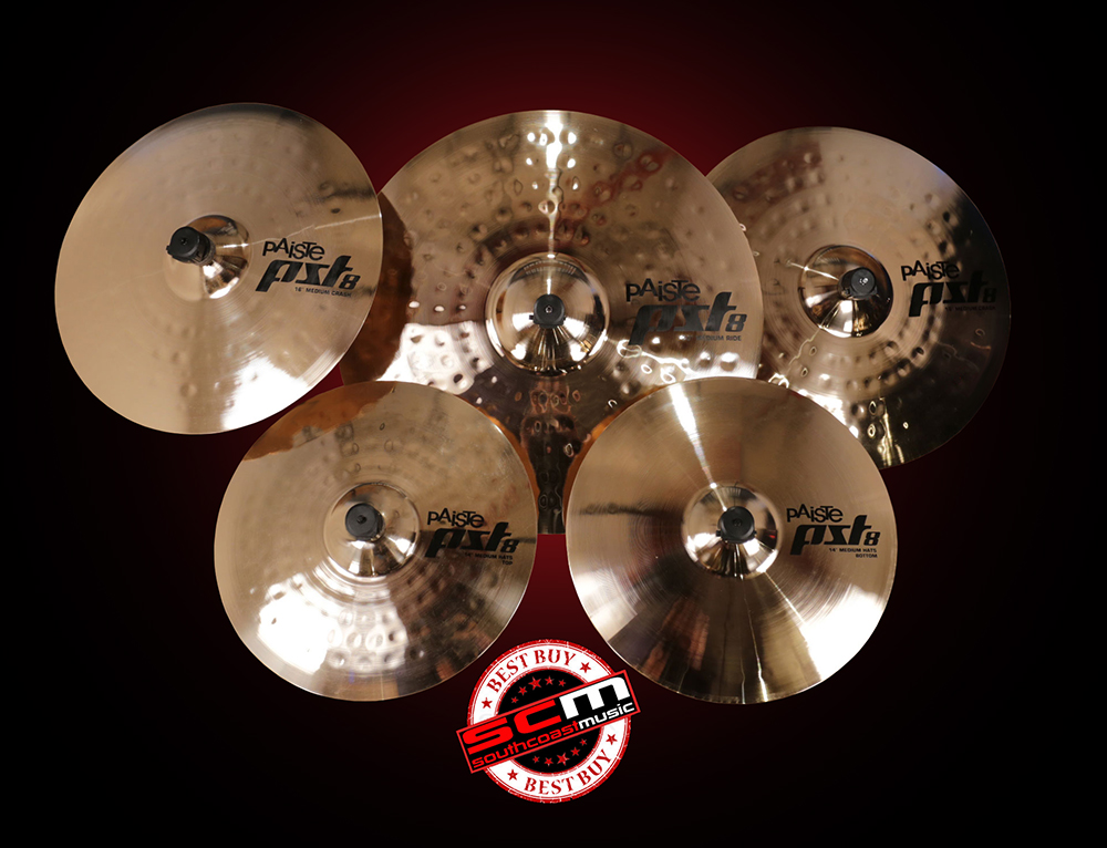 Paiste PST8 Universal Reflector Series Professional Cymbal Set