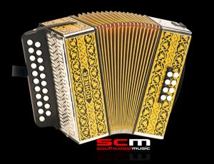 Hohner 2915 G/C Ht Vienna Model Diatonic Button Accordion Black