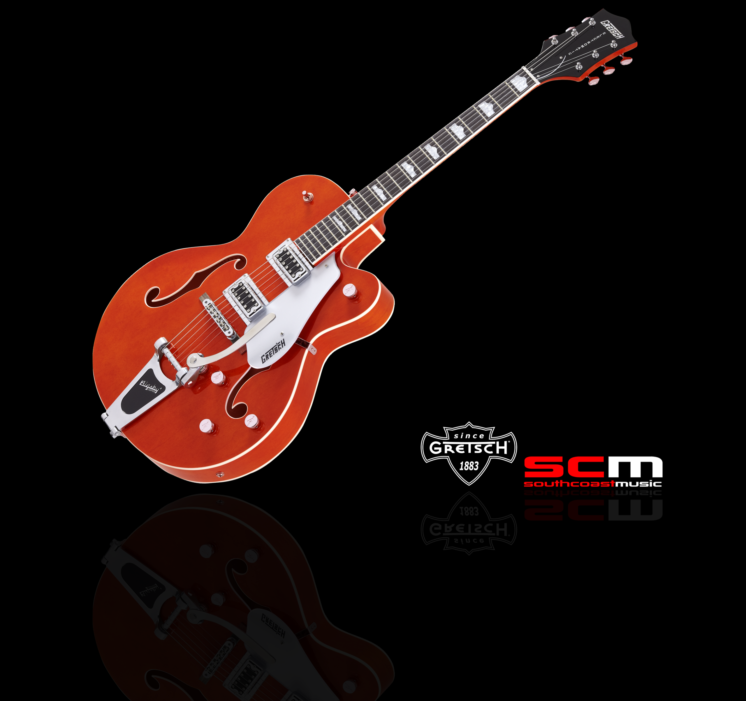 GRETSCH G5420T Electromatic® Hollow Body Orange lacquer with Bigsby NEW!